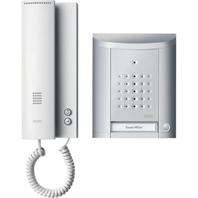 Ritto by Schneider Entravox Complete set voor Deurintercom Kabelgebonden Eengezinswoning Zilver