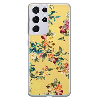 Samsung Galaxy S21 Ultra siliconen hoesje - Floral days