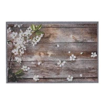 MD Entree - Schoonloopmat - Impression Flowers On Wood - 40 x 60 cm