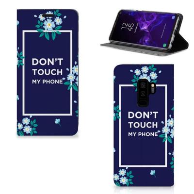 Samsung Galaxy S9 Plus Design Case Flowers Blue DTMP Samsung Galaxy S9 Plus Design Case Flowers Blue DTMP