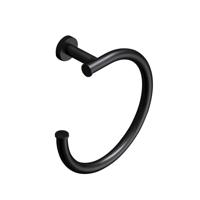 Handdoekring Hotbath Cobber Mat Zwart - thumbnail