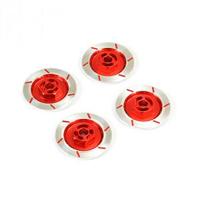 Fastrax Aluminium Disc Brake Hex (4pcs) - Red - thumbnail