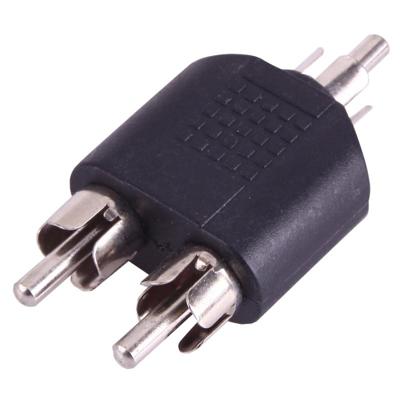 RCA mannetje naar 2 RCA mannetje Adapter