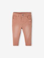 Babybroek met slimfit van stretchkatoen baksteen - thumbnail