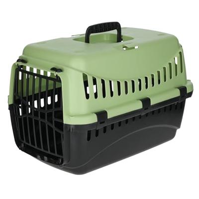 KERBL Expeditie transportbox voor honden - 48x32x32cm - Groen en donkergrijs - thumbnail