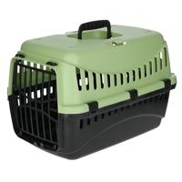 KERBL Expeditie transportbox voor honden - 48x32x32cm - Groen en donkergrijs - thumbnail