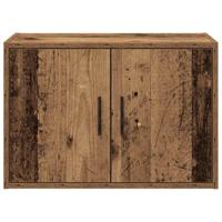 Garage wandkasten 2 st bewerkt hout oud hout - thumbnail