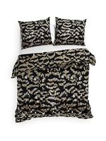 Heckett Lane Dekbedovertrek Flanel Lio - star gold - thumbnail