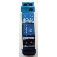 Eltako R12-110-12V DC Schakelrelais Nominale spanning: 12 V Schakelstroom (max.): 8 A 1x NO, 1x NC 1 stuk(s) - thumbnail