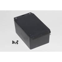 Hammond Electronics 1591XXTFLBK Universele behuizing 123 x 83 x 60 ABS Zwart 1 stuk(s) - thumbnail