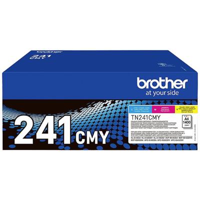 Brother TN-241CMY tonercartridge 3 stuk(s) Origineel Cyaan, Magenta, Geel