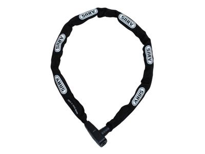 Abus citychain 6800/110 zwart - 5mm dik - sleutelslot