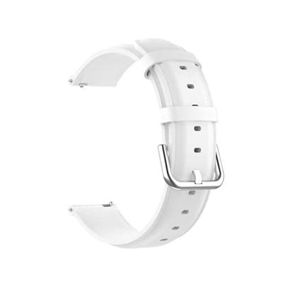 Classic leren bandje - Wit - Garmin Vivoactive 6 / Vivoactive 5 / Vivoactive 3