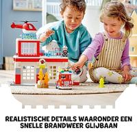 Lego Duplo 10970 Brandweerkazerne en Helikoper + Licht en Geluid - thumbnail