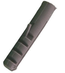 Mepac plug 6mm grijs