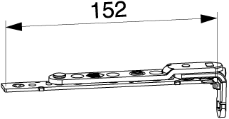 Dr.scharn. raamdeel trend zilv.