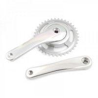 Gazelle Crankstel lh 38t zilver gesloten kettingkast Gazelle Crankstel lh 38t zilver gesloten kettingkast