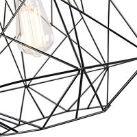 QAZQA Industriële hanglamp zwart - Framework Basic - thumbnail