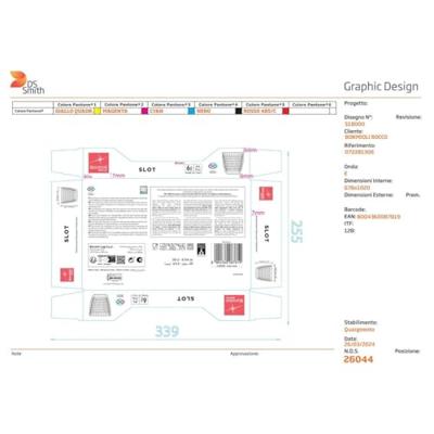 Bormioli Rocco Waterglazen Slot - Roze - 290 ml - 6 stuks