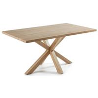 Kave Home Eettafel 'Argo' Eikenlook, 180 x 100cm, kleur Naturel - thumbnail