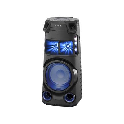 Sony MHC-V43D Bluetooth Party Luidspreker (One Box HiFi Music System, Speaker Light, CD/DVD, HDMI, FM/DAB Tuner, app-bediening), Zwart, MHCV43D.CEL