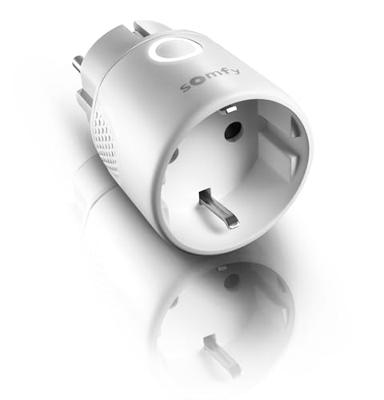 Somfy On/Off Plug io 1822618 Draadloos alarmsysteem (uitbreiding) Draadloos schakelbaar stopcontact