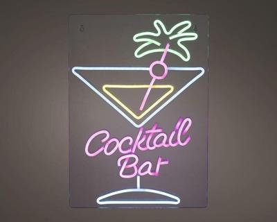 Led neon usb-c cocktail bar 30 x 42 cm multicolor