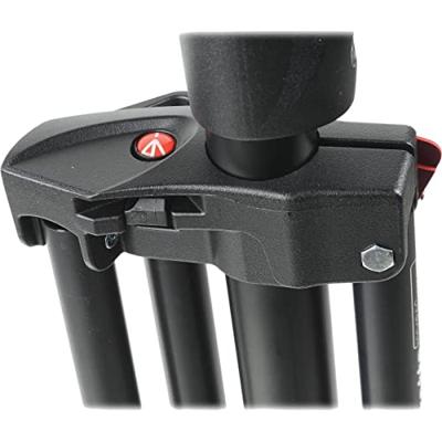 Manfrotto 1005BAC Babylight Stativo con Sistema Pneumatico a 3 Sezioni in Alluminio, Altezza 273 cm, Nero