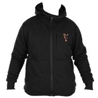 Fox Collection Sherpa Jacket Black & Orange Medium - thumbnail