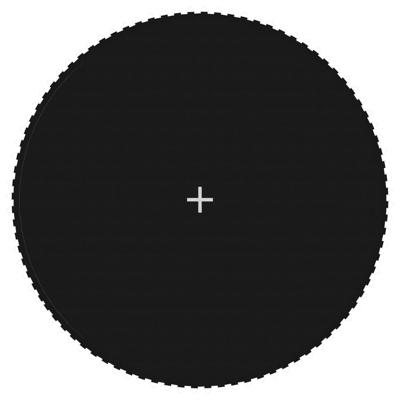 Springmat voor 15 feet/4,57 m ronde trampoline stof zwart