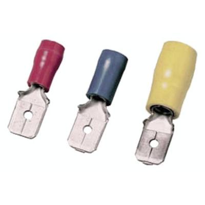 Intercable 180828 Platte stekker (male) Insteekbreedte: 2.80 mm Insteekdikte: 0.80 mm Deels geïsoleerd Rood 1 stuk(s)