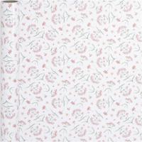 Creativ Company Inpakpapier, bloemen, b: 50 cm, 80 gr, 5 m/ 1 rol - thumbnail