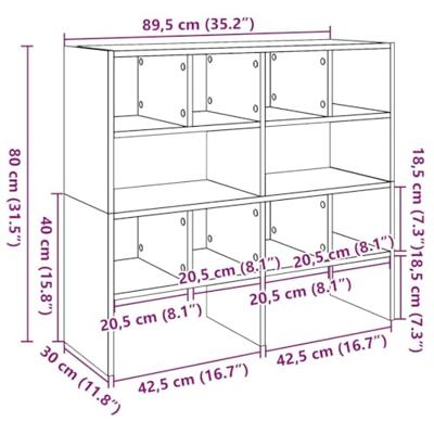 VidaXL Schoenenrekken 2 st stapelbaar 89,5x30x40 cm wit