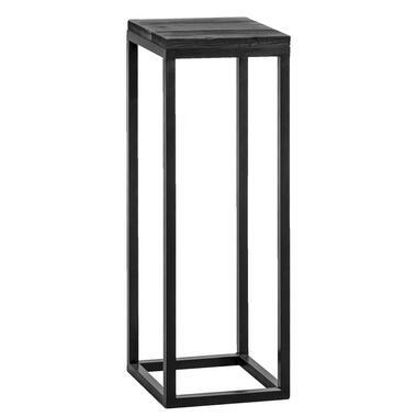 Plantentafel Gijs - zwart - 70x25x25 cm - Leen Bakker