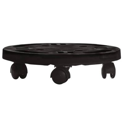 VidaXL Plantentrolleys met wielen 3 st 170 kg diameter 30 cm zwart VidaXL Plantentrolleys met wielen 3 st 170 kg diameter 30 cm zwart