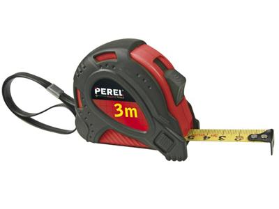 Rolbandmaat 3 meter met rubberbekleding