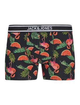 Jack & Jones Boxershorts JACWATERMELON 2-pack Zwart-S