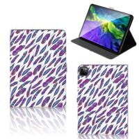 iPad Pro 11 2020/2021/2022 Tablet Hoes Feathers Color - thumbnail