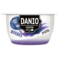 Danio Luchtige Kwark Bosbes 2 x 125 g bij Jumbo - thumbnail