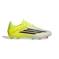 adidas F50 League Gras / Kunstgras Voetbalschoenen (MG) Neongeel Zwart Rood - thumbnail