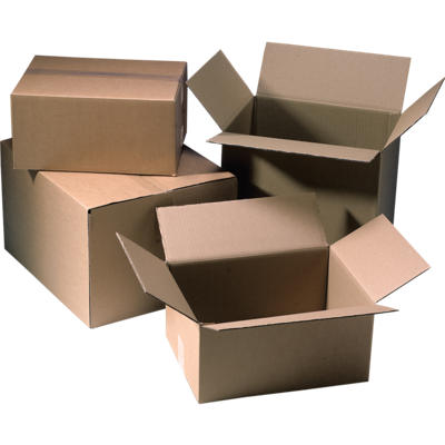 Amerikaanse vouwdoos WIT 450x320x320mm per stuk