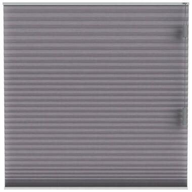 Fenstr plisségordijn Chicago dubbel 25mm lichtdoorlatend - grijs (20227)