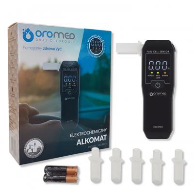 Oromed ALK_ORO-X10 PRO alcohol tester 0 - 4 procent 0,05 procent Zwart