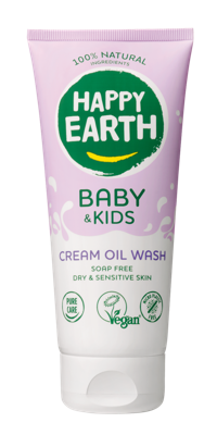 Happy Earth 100% Natural Baby & Kids Cream Oil Wash