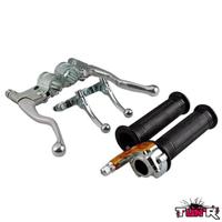 Hevel set Peugeot 103 Targa Luxe chroom - thumbnail