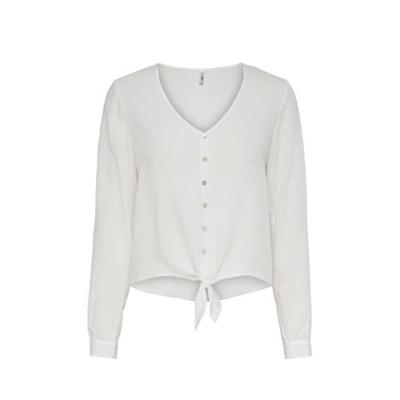 ONLY 15225522 Shirt V-hals Lange mouwen Viscose