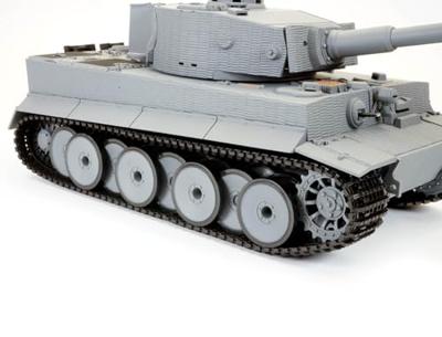 Taigen 1/24 Tiger I IR Battle Tank Middle Version - Grijs Taigen 1/24 Tiger I IR Battle Tank Middle Version - Grijs