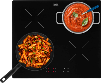 Etna KIV164RVS Inductie kookplaat Zwart