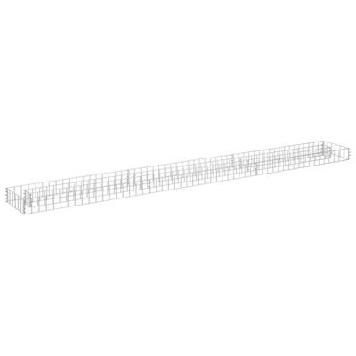 VidaXL Gabion plantenbak verhoogd 270x30x10 cm gegalvaniseerd staal