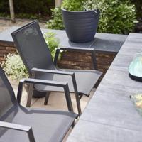 Siena Garden Reno M21940 Tuinstoel Aluminium Antraciet (mat), Grijs - thumbnail